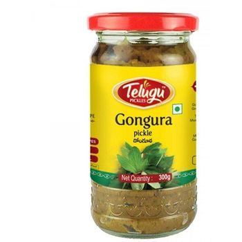 Telugu Gongura Ginger Pickle 300g