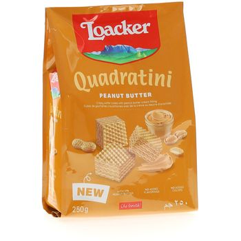 Loacker Quadratini Peanut Butter 250g