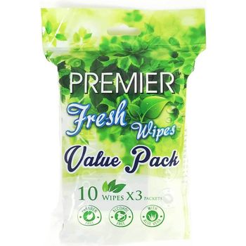 Premier Fresh Wipes 3 in 1 10pcs