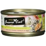Fussie Cat Wet Food For Cat Tuna And Prawns 80g Can