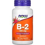 Now Foods Vitamin B2 100mg Veg Capsules
