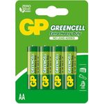 GP Extra Heavy Duty Greencell Battery AA 4pk