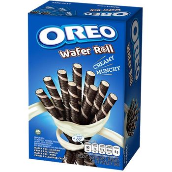 Oreo Wafer Roll Vanilla Cookies 54g