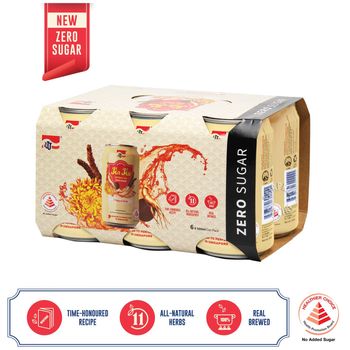 Jia Jia Herbal Tea No Sugar Added 6 x 300ml