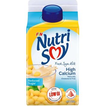 F&N Nutrisoy Fresh Soya Milk Hi Cal Reduced Sugar 475ml