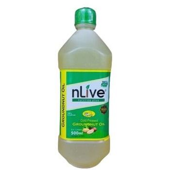 Nlive Cold Pressed Groundnut Oil 500ml