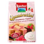 Loacker Quadratini Raspberry Yoghurt Wafers 220g