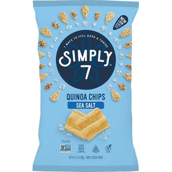 Simply 7 Gluten Free Quinoa Chips Sea Salt 100g