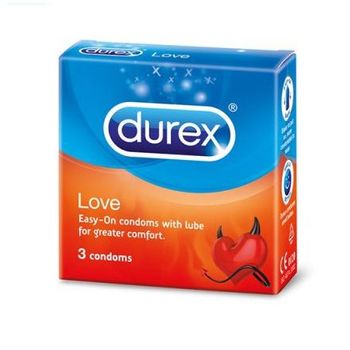 Durex Love Condoms x3