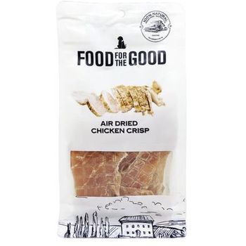Food For The Good Dog & Cat Treats Air Dried Chicken Crisp 100g