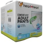 HEART2HEART M PANTS COMFORT#FIT ADULT 10PCS, 24"-33"