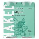 Naked Life Non-Alcoholic Cocktail Mojito Spritz 4 x 250ml