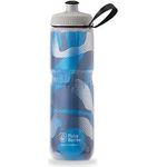 Polar Bottle Sport Insulated Water Bottle Bpa-free Sport And Bike Squeeze Bottle With Handle contender Blue And Silver 685g