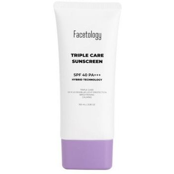 Facetology Triple Care Sunscreen For Oily Skin SPF40 100ml
