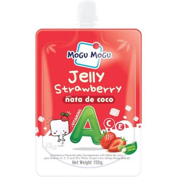 Mogu Mogu Jelly Strawberry with Nata De Coco 150g