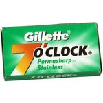 Gillette 7 O Clock Permasharp Stainless 5 Razor Blades