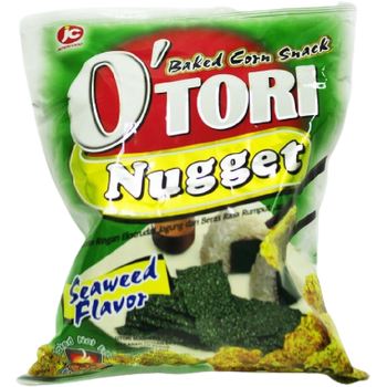Otori Nugget Baked Corn Snack Seaweed 50g