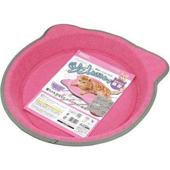 Marukan Cat Scratching Tray Round Cat Shaped