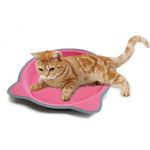 Marukan Cat Scratching Tray Round Cat Shaped