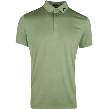 J. Lindeberg KV Regular Fit Polo S Deep Depths Melange