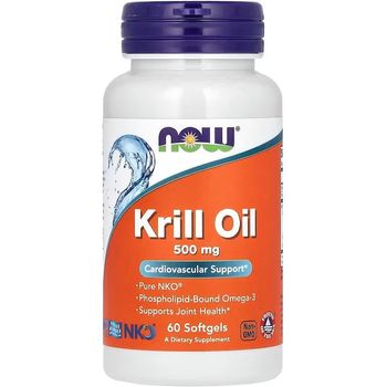 Now Foods Krill Oil 500mg Softgels 60 Capsules