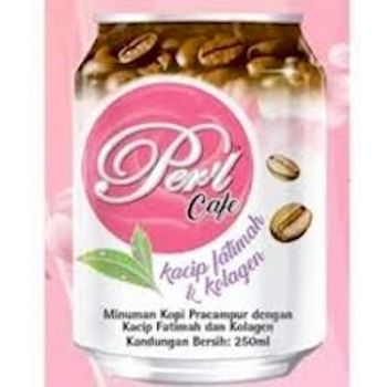 Power Root Pearl Kacip Fatimah Can Series Kolagen Cafe 250ml