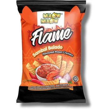 Miaow Miaow Sambal Balado Prawn Crackers 50g