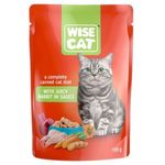 Wise Cat Wet Food for Cats With Rabbit in Sauce 100g