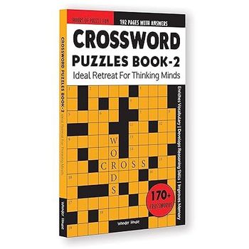 Wonder House Books Crossword Puzzles Book 2 170 Engaging Crossword Puzzles
