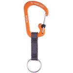 Nite ize Slidelock Keyring 3 Aluminum Orange