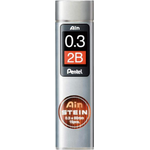 Pentel Ain Stein Pencil Lead 15's 0.3mm 2B 