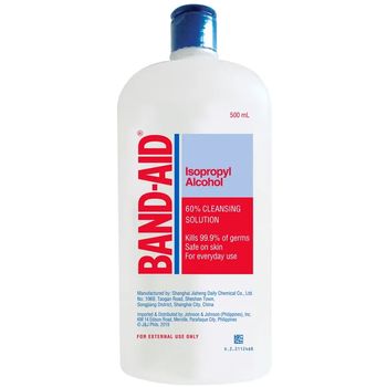 Band Aid Non Drying Cleansing Solution 500ml