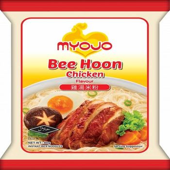 Myojo Instant Rice Noodles Bee Hoon Chicken Flavour 80g