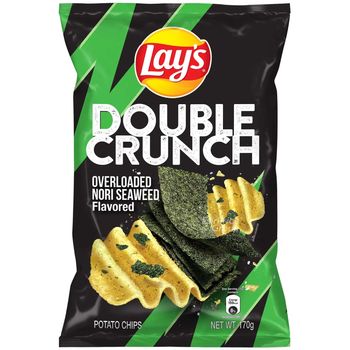 Lay's Double Crunch Potato Chips Nori Seaweed 170g