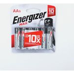 Energizer E91 BP6 Max