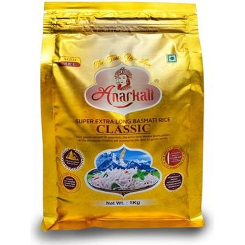 Anarkali Basmati Extra Long Classic Rice 1kg