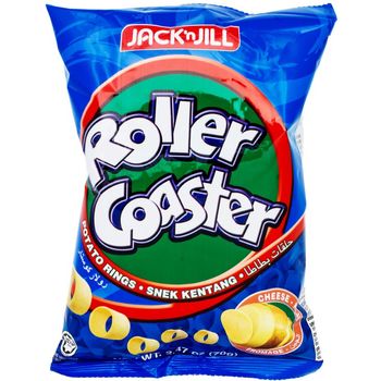 Jack 'n Jill Roller Coaster Potato Rings Cheese 18g