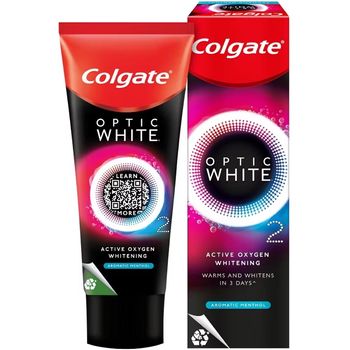 Colgate Optic White O2 Aromatic Menthol Toothpaste 85g