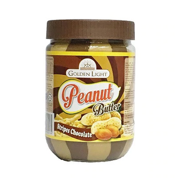 Golden Light Peanut Butter Stripes Chocolate 510g