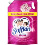 Softlan Fabric Softener Aromatherapy Sakura Romance Refill 1.5l