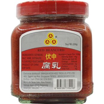 AAA Shantou Red Beancurd 250g