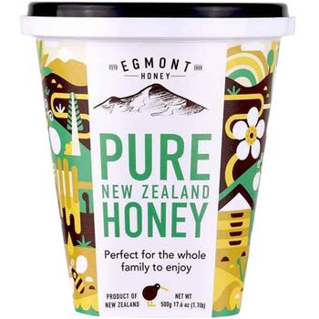 Natures Nutrition Egmont Pure Nz Honey 500g