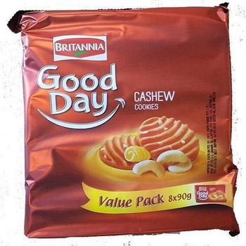 Britannia Good Day Cashew Cookies 8 X 90g