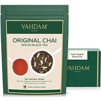 Vahdam India’s Original Masala Chai Tea Loose Leaf 100 cups 100g