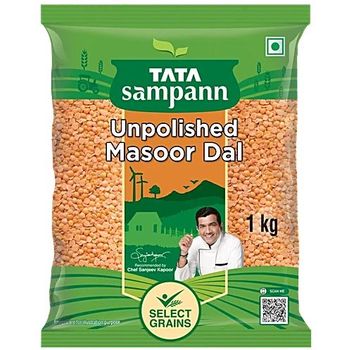Tata Sampann Unpolished Masoor Dal Split 1kg