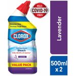 Clorox Toilet Bowl Cleaner Bleach Lavender