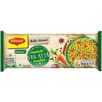 Maggi Nutri Licious Masala Veg Atta Noodles 290g