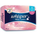 Whisper Skin Love Day And Night Ultra Slim 8 Sachets