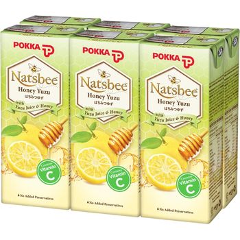Pokka Natsbee Honey Yuzu 6 Sachets 250ml