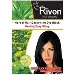 Rivon Herbal Hair Color - Instant Dye Black 28ml